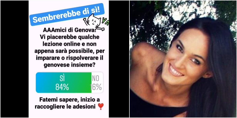 Serena fa volare il genovese sul web, tutti sognano lezioni on line di Bampi 