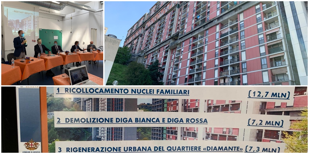 Diga di Begato a Genova, tutto pronto per la demolizione