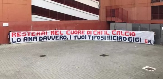 Genoa, la Gradinata Nord ricorda Gigi Simoni, il suo condottiero gentiluomo