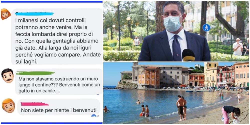 Insulti dei liguri contro i possibili turisti, Toti ribatte: 