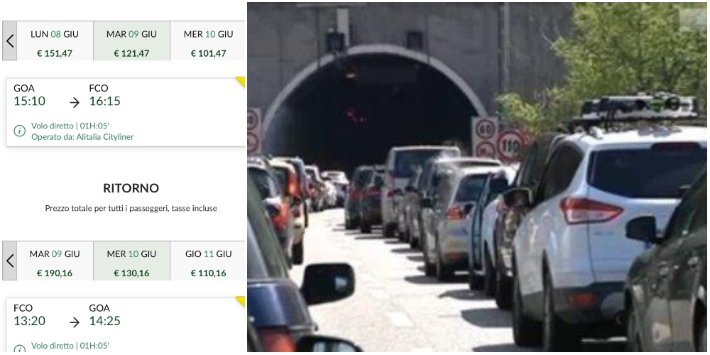 Autostrade e Alitalia isolano la Liguria
