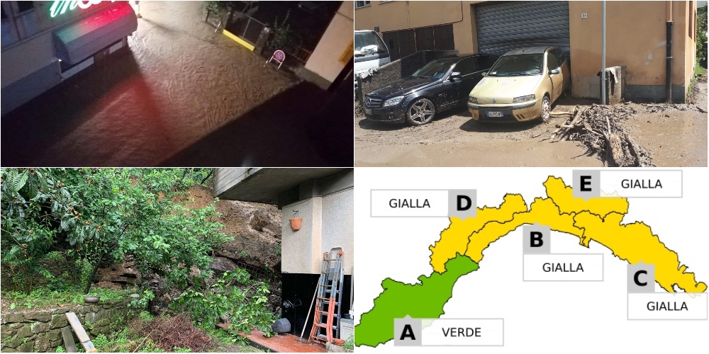 Ancora maltempo in Liguria, allerta gialla sul centro-Levante e nelle valli dell'entroterra