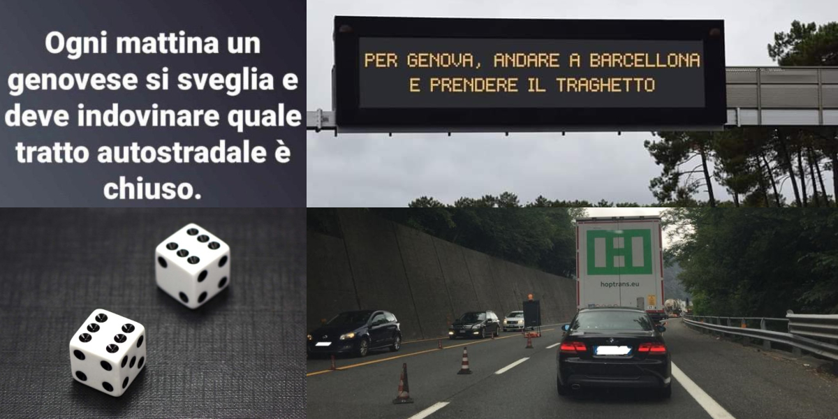 Dal gioco dell'oca al traghetto da Barcellona, la Liguria isolata fa ridere i social