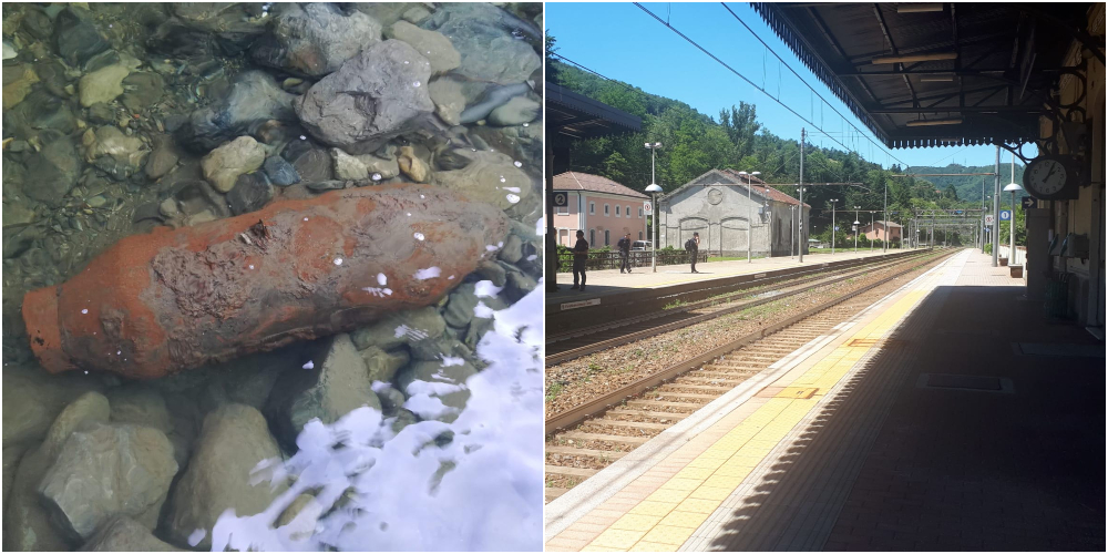 Ritrovato ordigno bellico a Campo Ligure, sospeso traffico ferroviario Acqui-Ovada-Genova