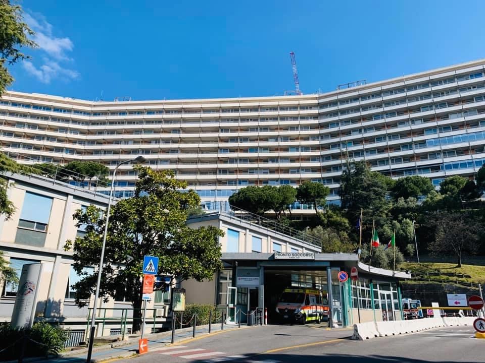 Quattro mesi dopo l'ospedale San Martino di Genova è tutto Covid free 