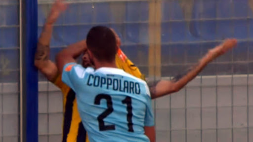 Virtus Entella, ridotta di un turno la squalifica di Coppolaro