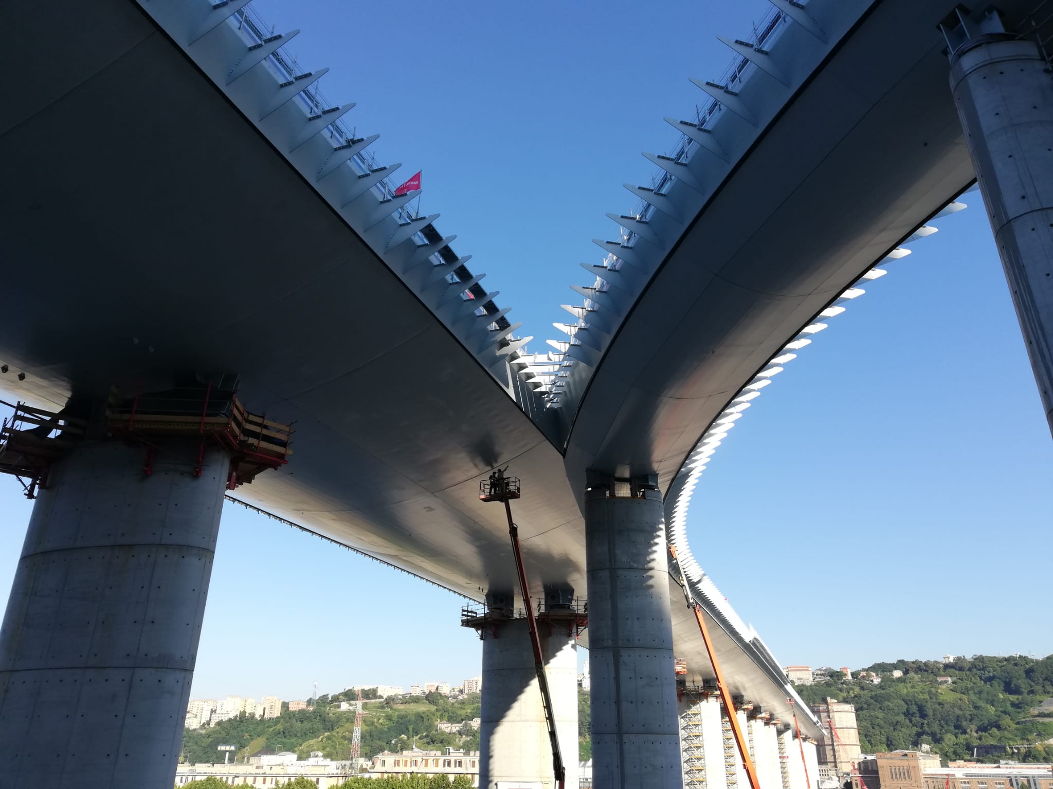 Ponte Genova San Giorgio, parziali chiusure nelle notti del 14 e 18 settembre