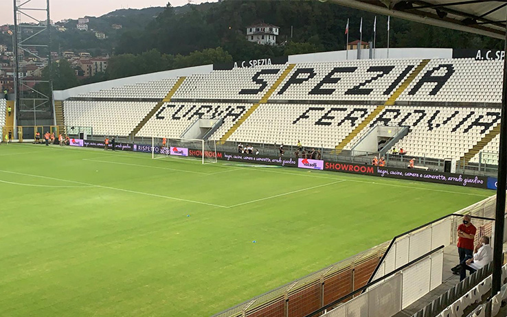 Spezia, un positivo al covid: messo in isolamento