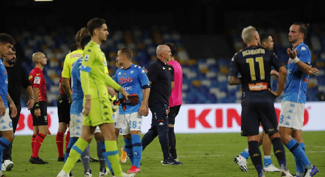 Genoa e Covid-19: negativi i tamponi per giocatori e staff del Napoli