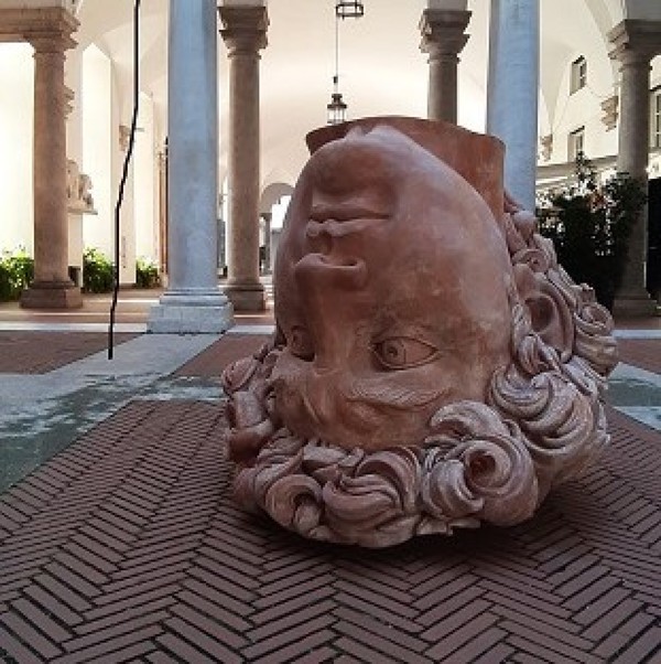 Genova, a Palazzo Ducale la testa del David di Salvatori