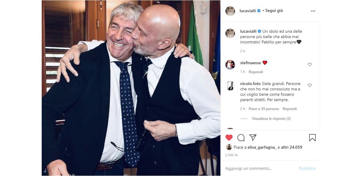 Anche Vialli omaggia Paolo Rossi: 