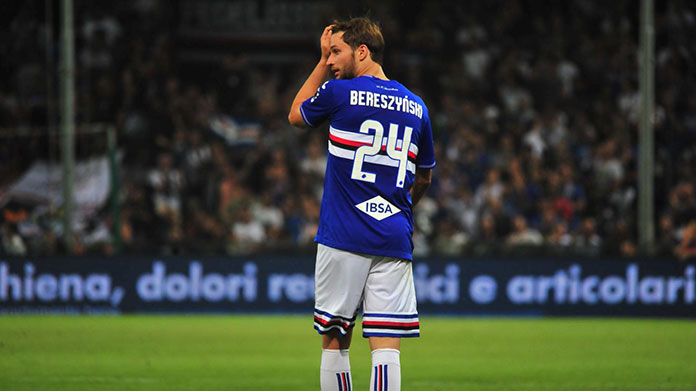 Sampdoria: Bereszynski rientra in gruppo, Gabbiadini e Ferrari out