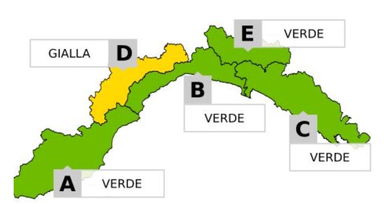 Neve: lunedì di allerta gialla dalla Val Bormida alla Valle Stura