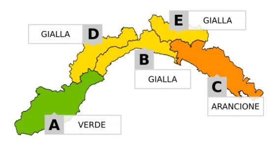 Allerta meteo prolungata in Liguria per pioggia, temporali e neve