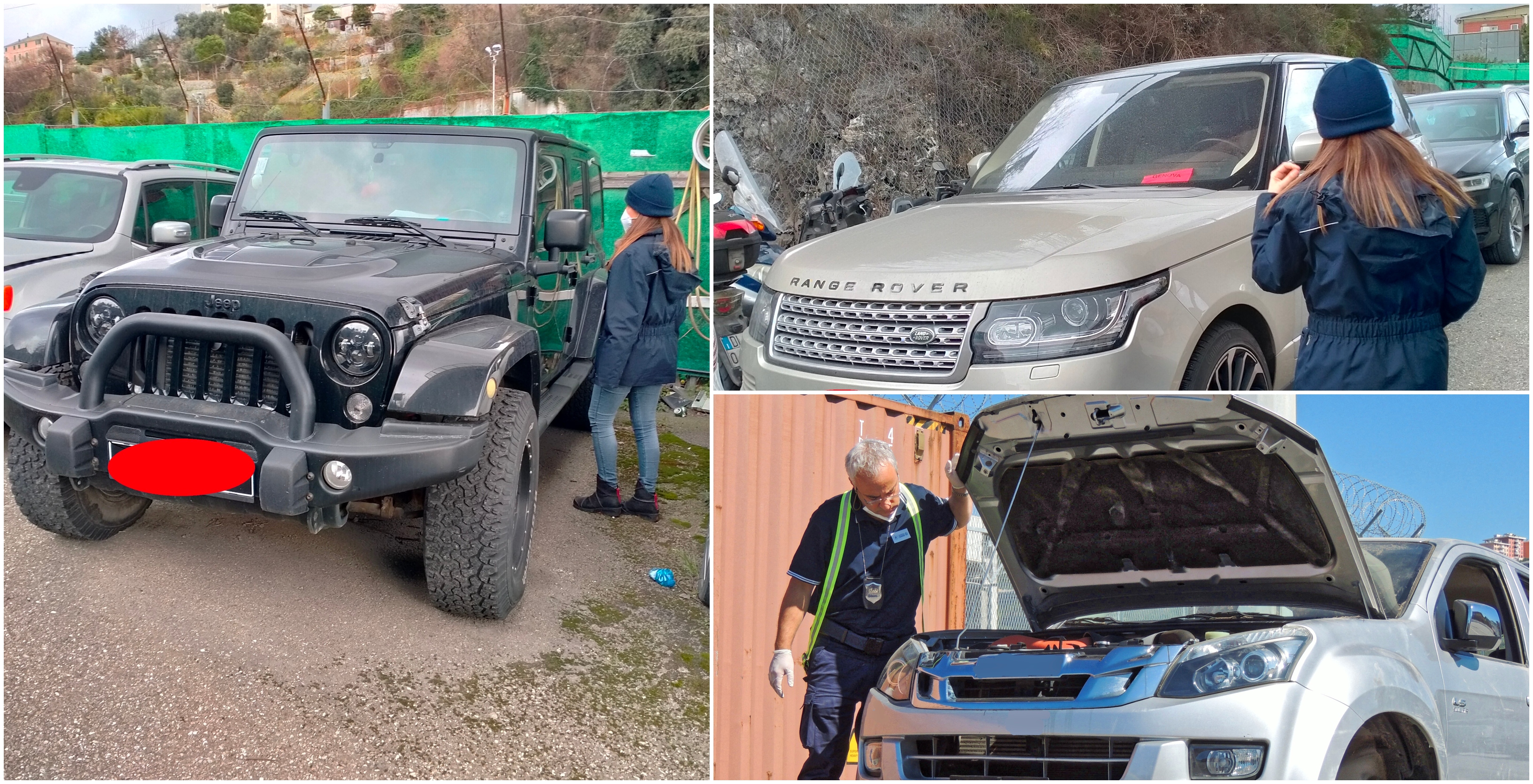 Contrabbando, 15 veicoli sequestrati a Genova tra cui due Porsche