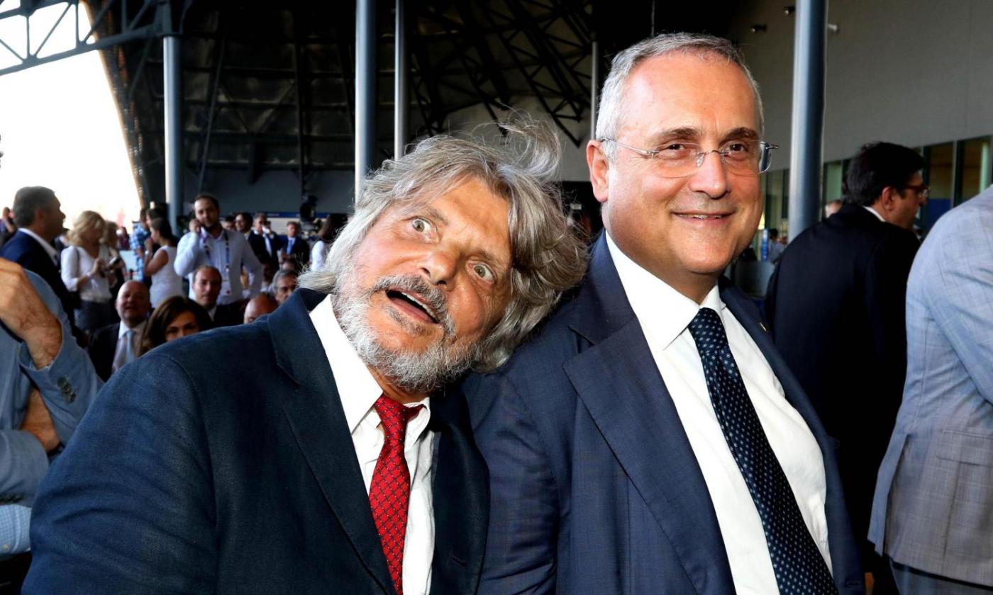 Ferrero, Lotito e de Laurentiis tratteranno i diritti tv della serie A del futuro