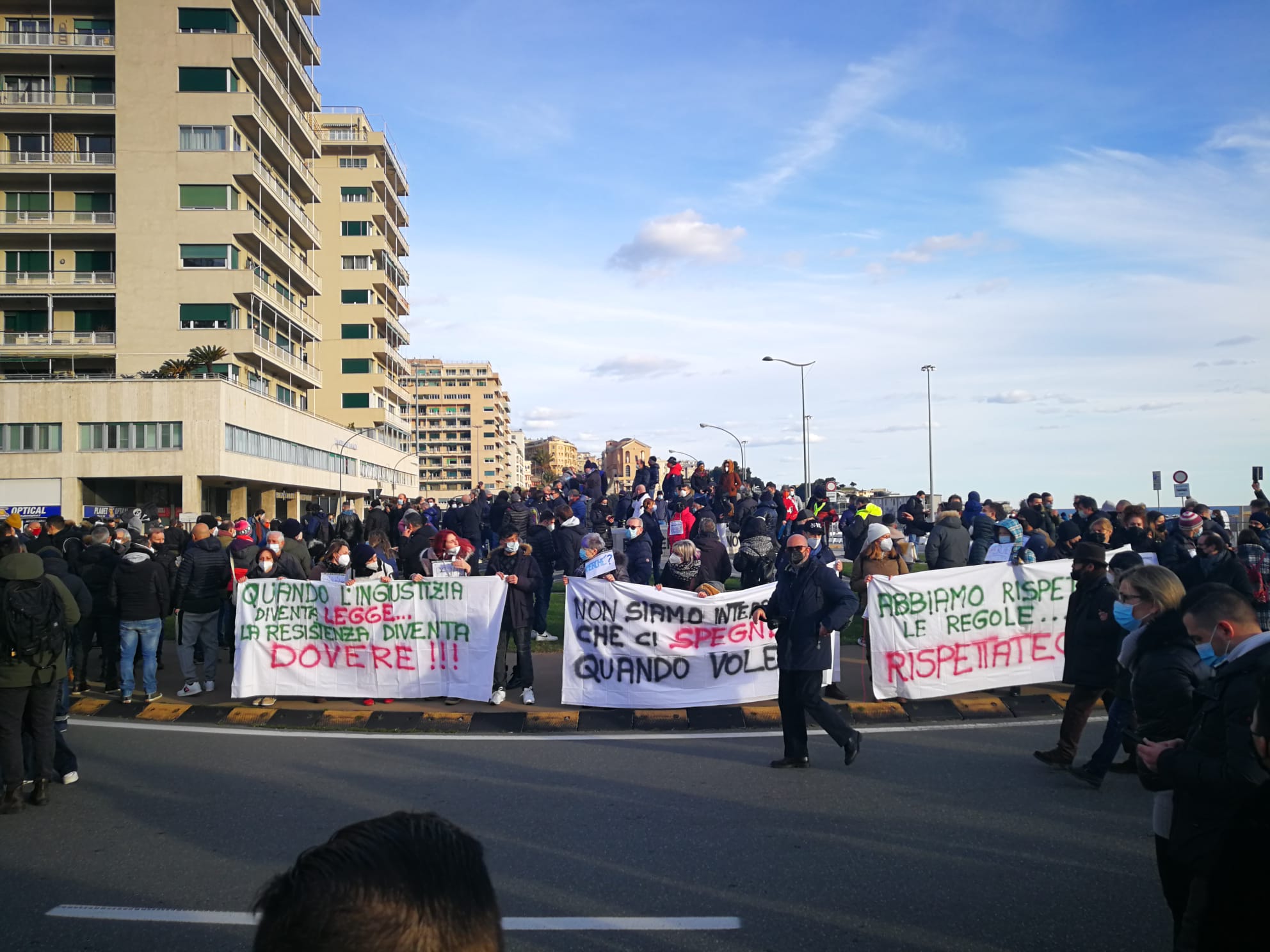 Protesta ristoratori a Genova, Benveduti: 