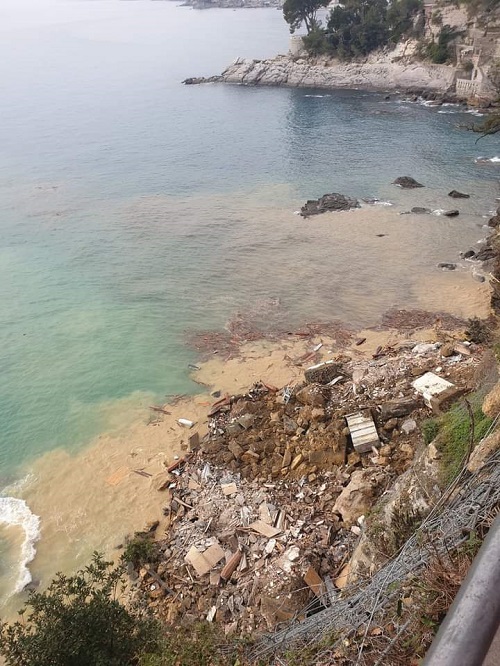Crollo del cimitero di Camogli, al via un'inchiesta per crollo colposo