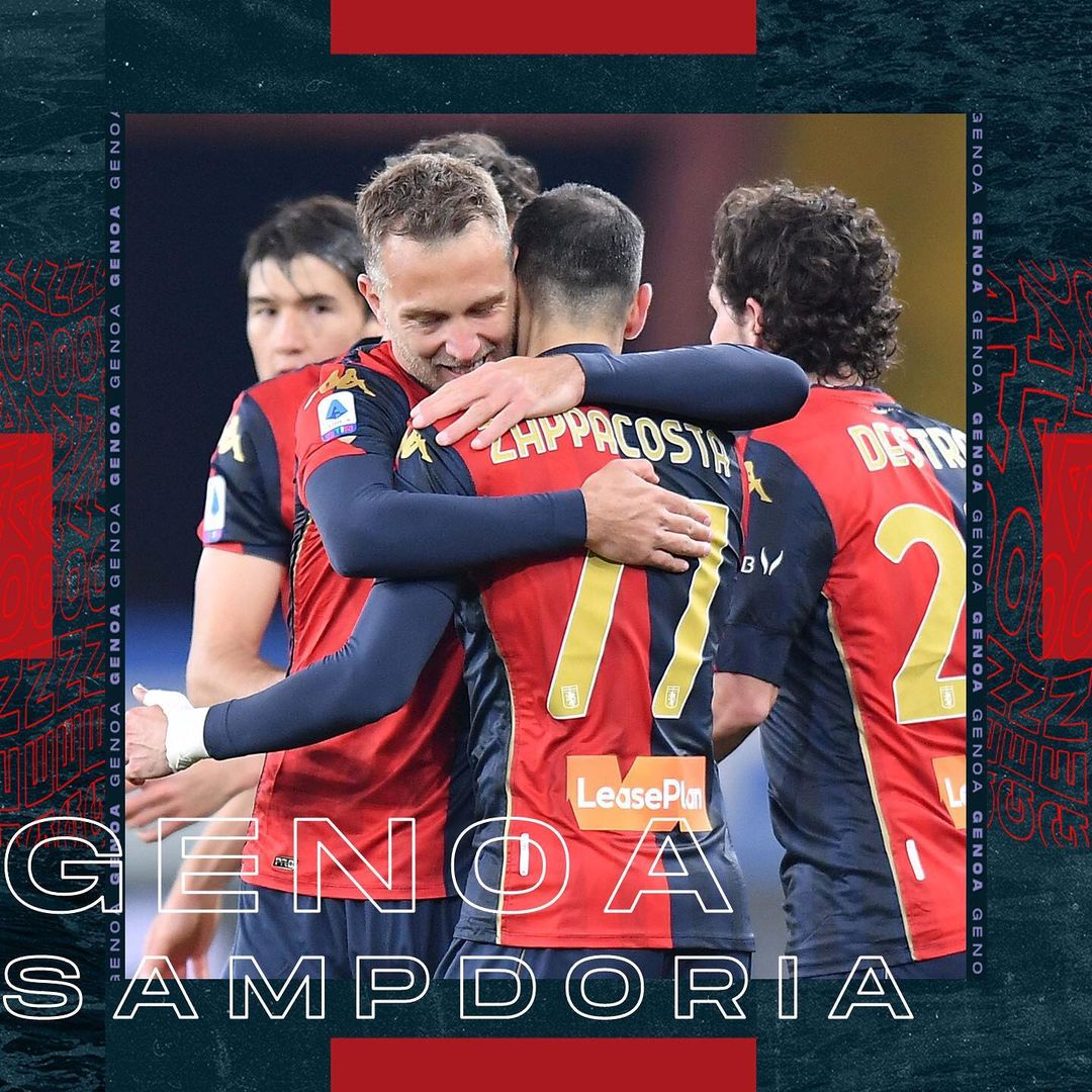 Genoa avanti piano nel derby ma è a più 4 rispetto all'andata, l'attacco però ora stenta