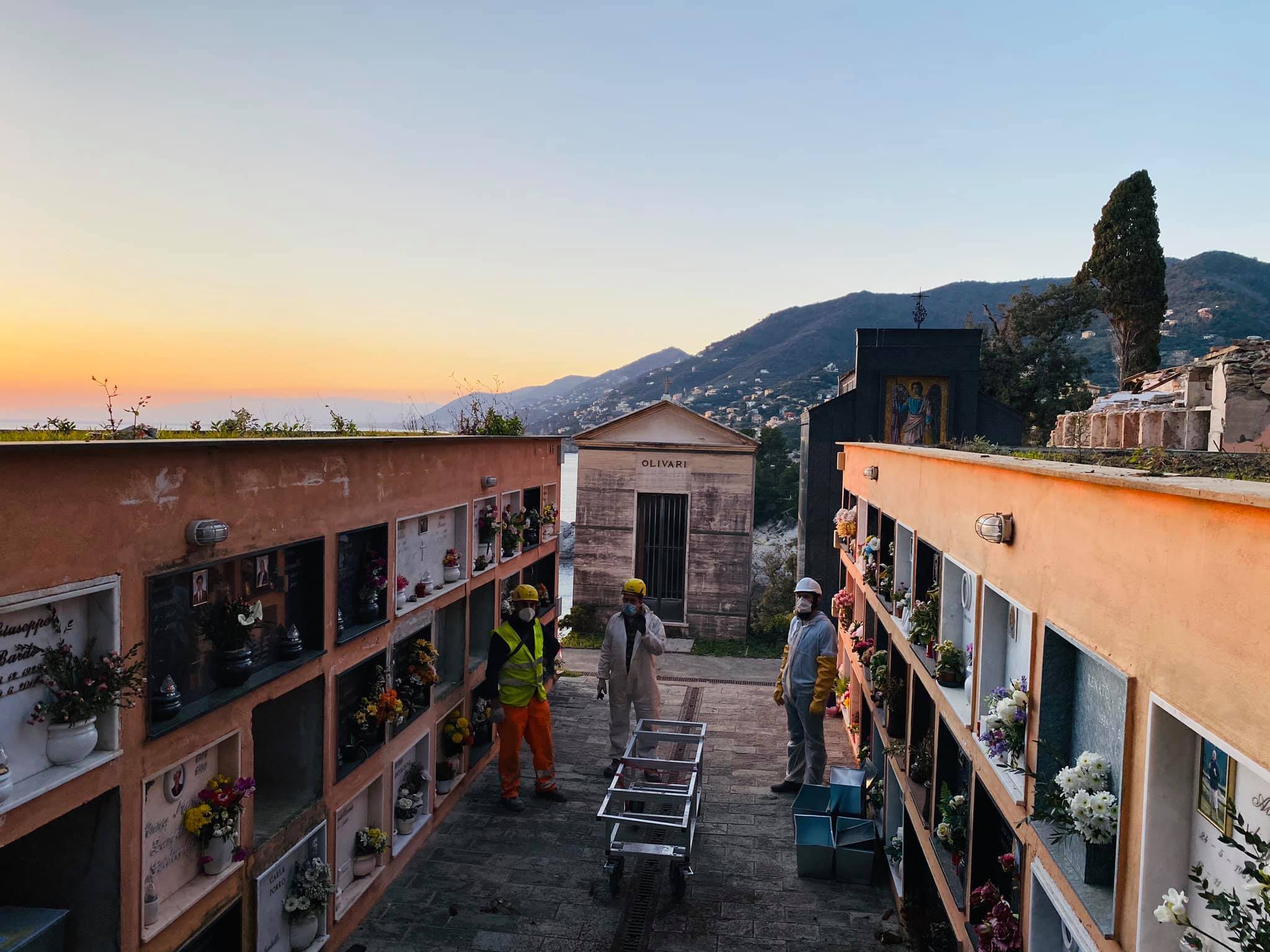 Crollo cimitero Camogli, si discute sulla sicurezza della frana