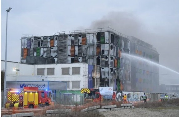 Mega incendio nel data center di Strasburgo, problemi ai siti web europei e anche a Primocanale.it