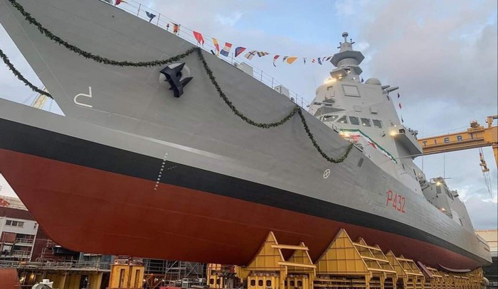 Fincantieri, varo tecnico della nave militare 