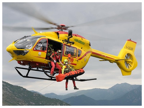 Sistema casa e cade da 4 metri, soccorso con l'elicottero 