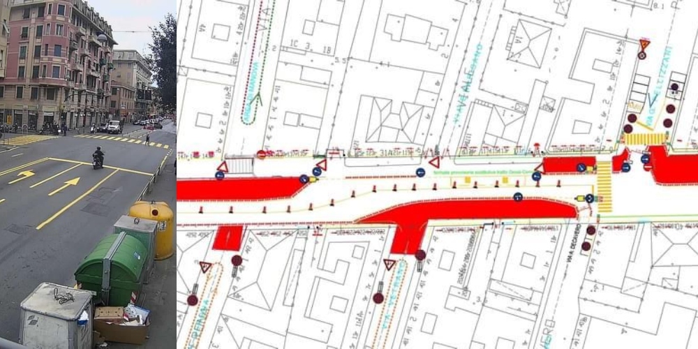 Lavori in via Cornigliano a Genova, da martedì 6 aprile cambia la viabilità