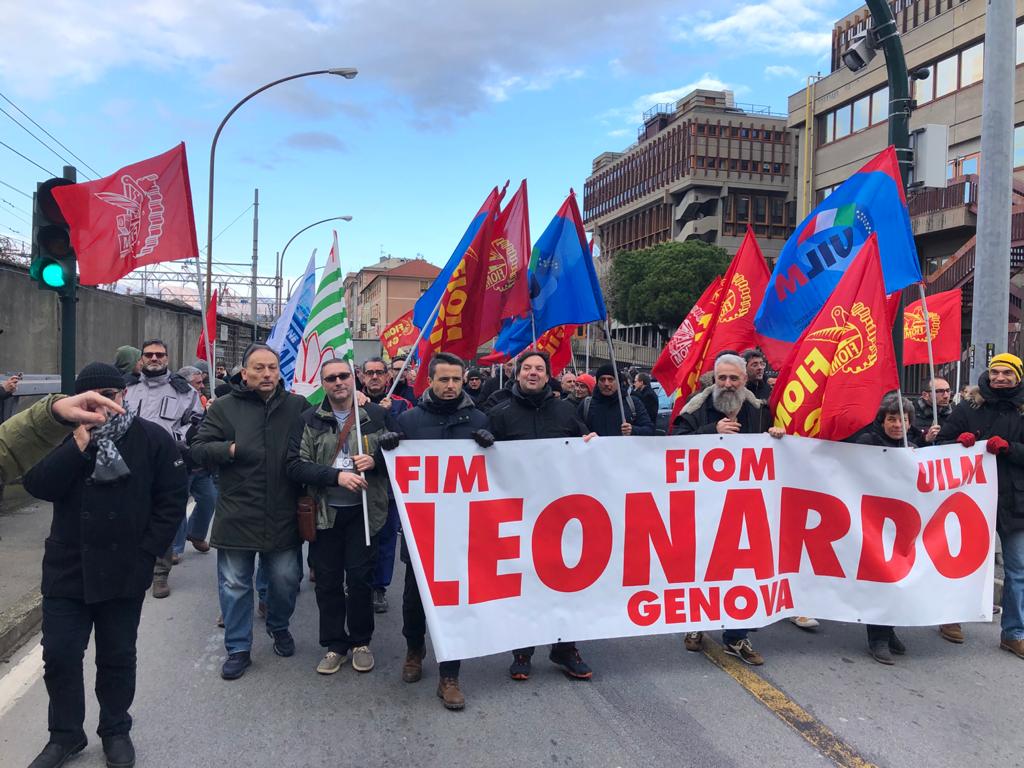 Leonardo: delegati sindacali, mantenere la presenza sul territorio a Genova