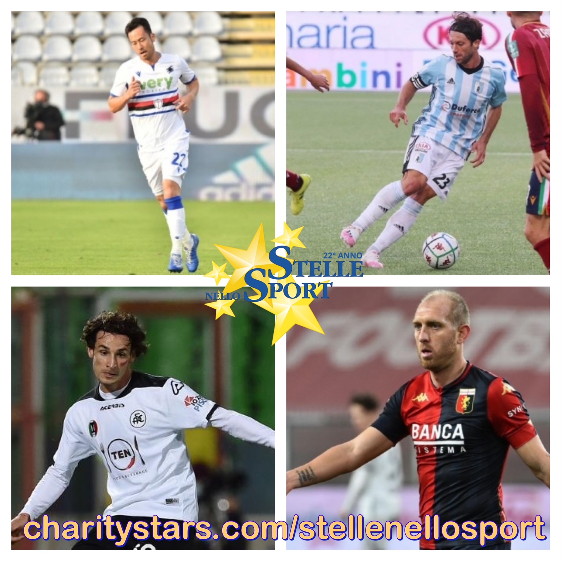 Masiello, Yoshida, Vignali e Paolucci: nuova Asta Stelle nello Sport per la Ghirotti