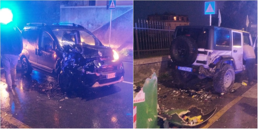 Incidenti in serie a Genova: frontali in via 5 Maggio e via Donato Somma con feriti gravi