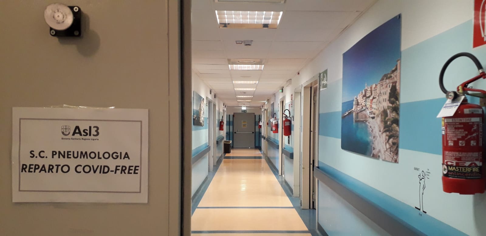 Covid, la pneumologia del Villa Scassi di Genova da oggi è covid free