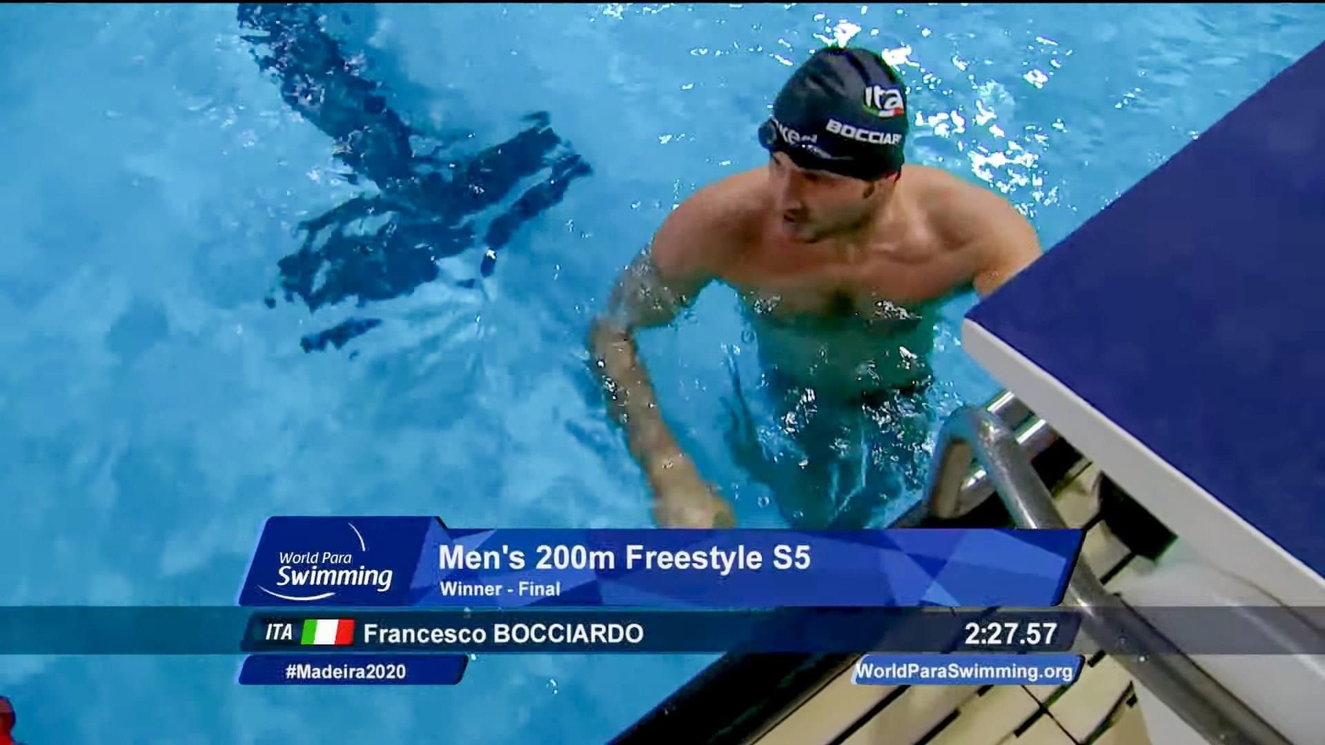 Campionati Europei di nuoto Paralimpico, super Bocciardo: oro anche nei 200 stile libero