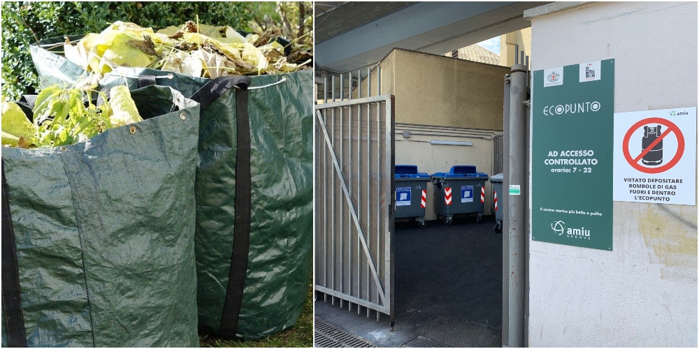 Genova, nuovo ecopunto in centro storico e arriva il ritiro gratis degli sfalci