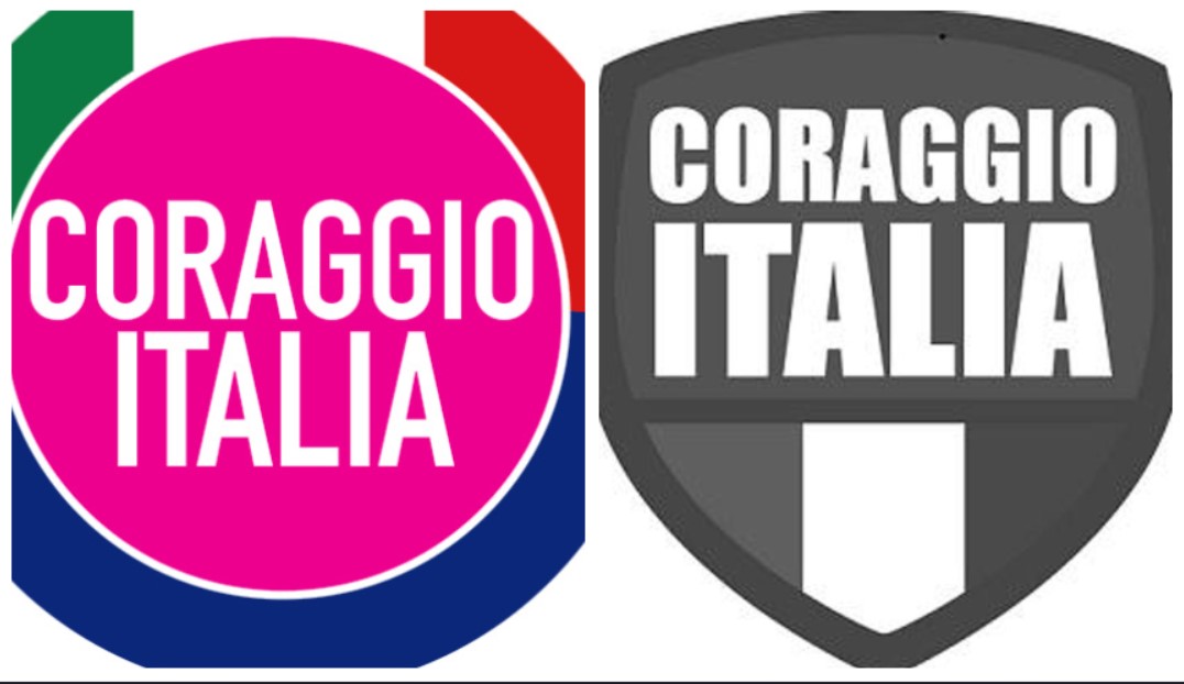 Coraggio Italia, il movimento di Toti e Brugnaro deposita uno scudo che ricorda la DC