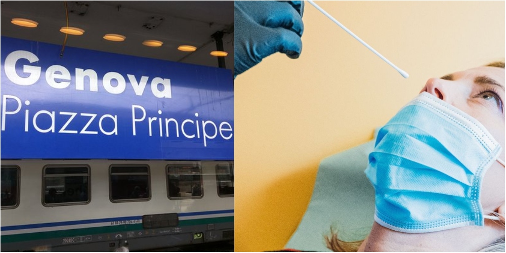 Tamponi antigenici gratis, sabato apre il centro alla stazione Genova Principe