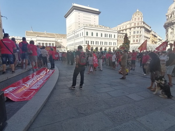 Corteo Anpi-Cgil ricorda il 30 giugno '60 e chiede lavoro