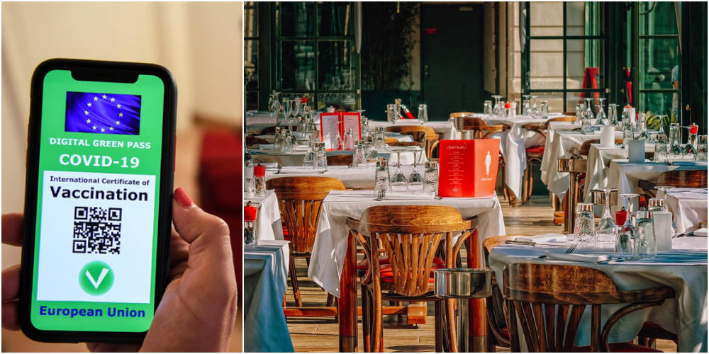 Green pass dal 6 agosto per bar e ristoranti: nuove regole per i colori delle regioni