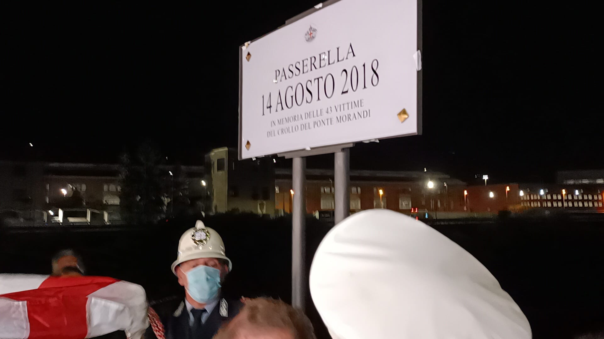 Genova, il ponte delle Ratelle intitolato alle 43 vittime di ponte Morandi